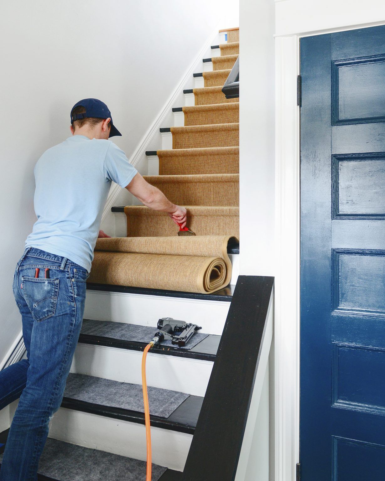 Wool stair runner